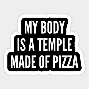 My Body is a Temple Sticker